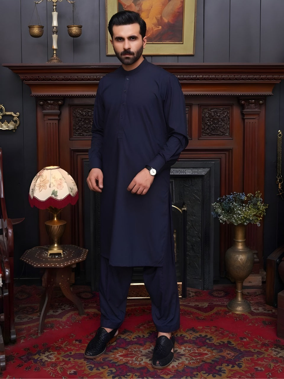 Velora Boski Navy Blue ( For Season )