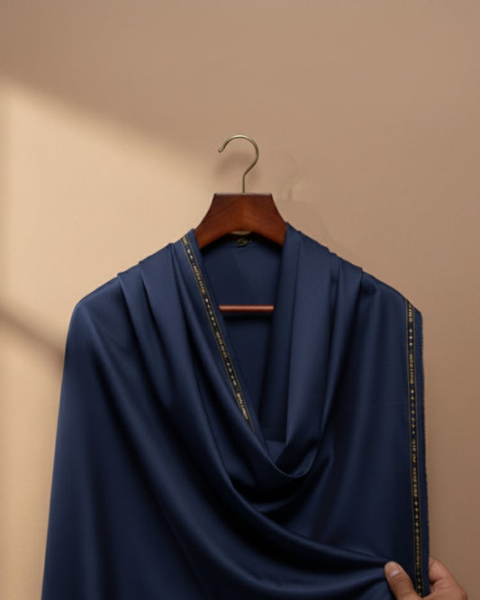 Navy Blue Velora Boski – Premium Quality Fabric