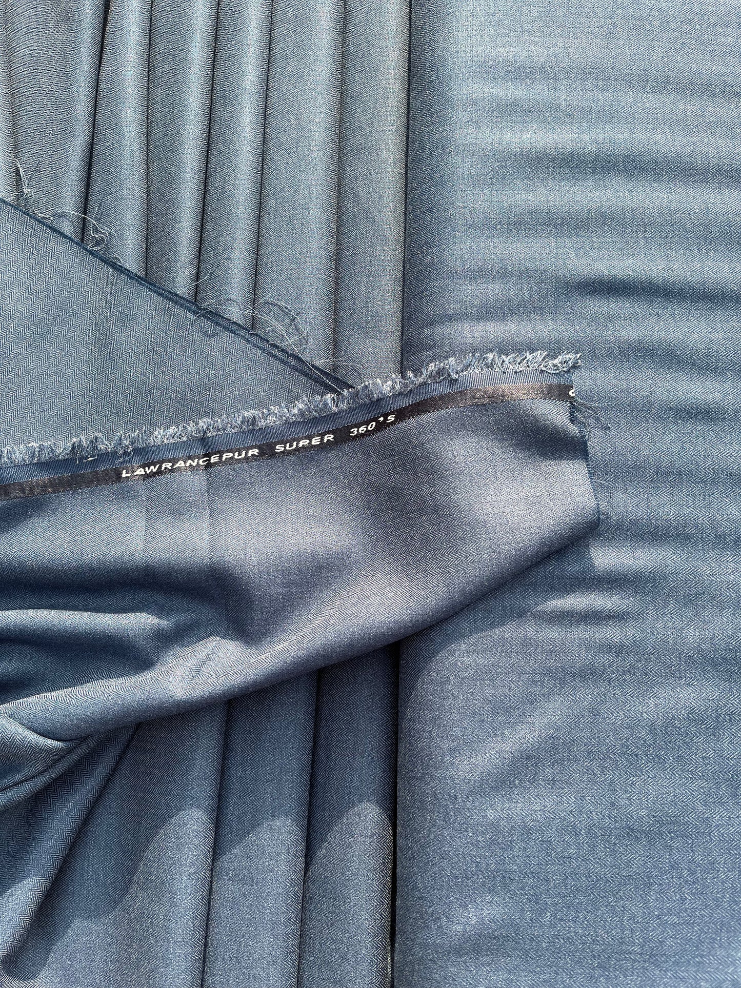 Soft Winter Fabric Blue Shade