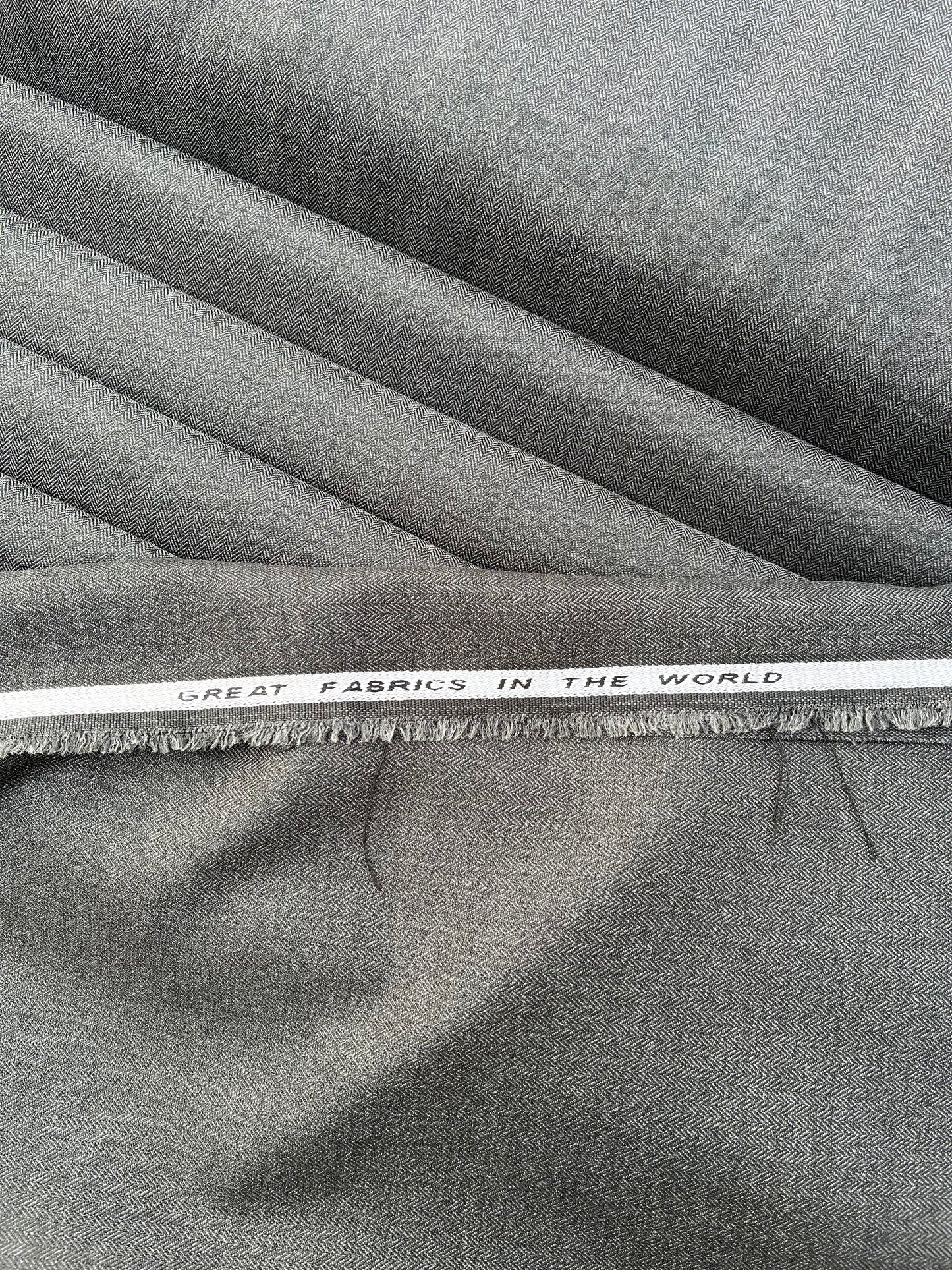 Soft Winter Fabric Gray Shade