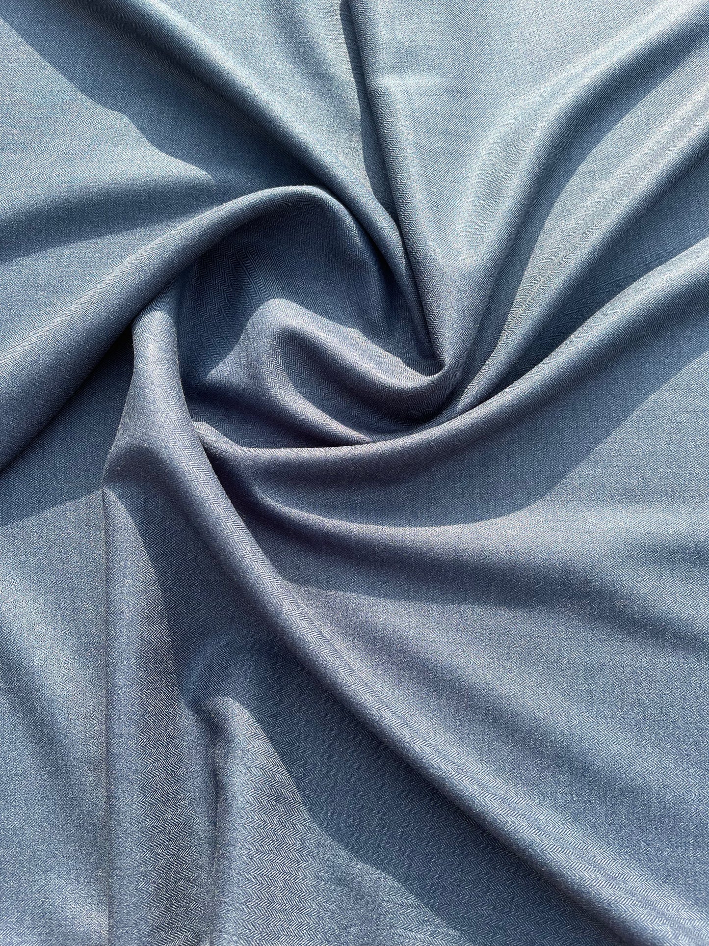 Soft Winter Fabric Blue Shade