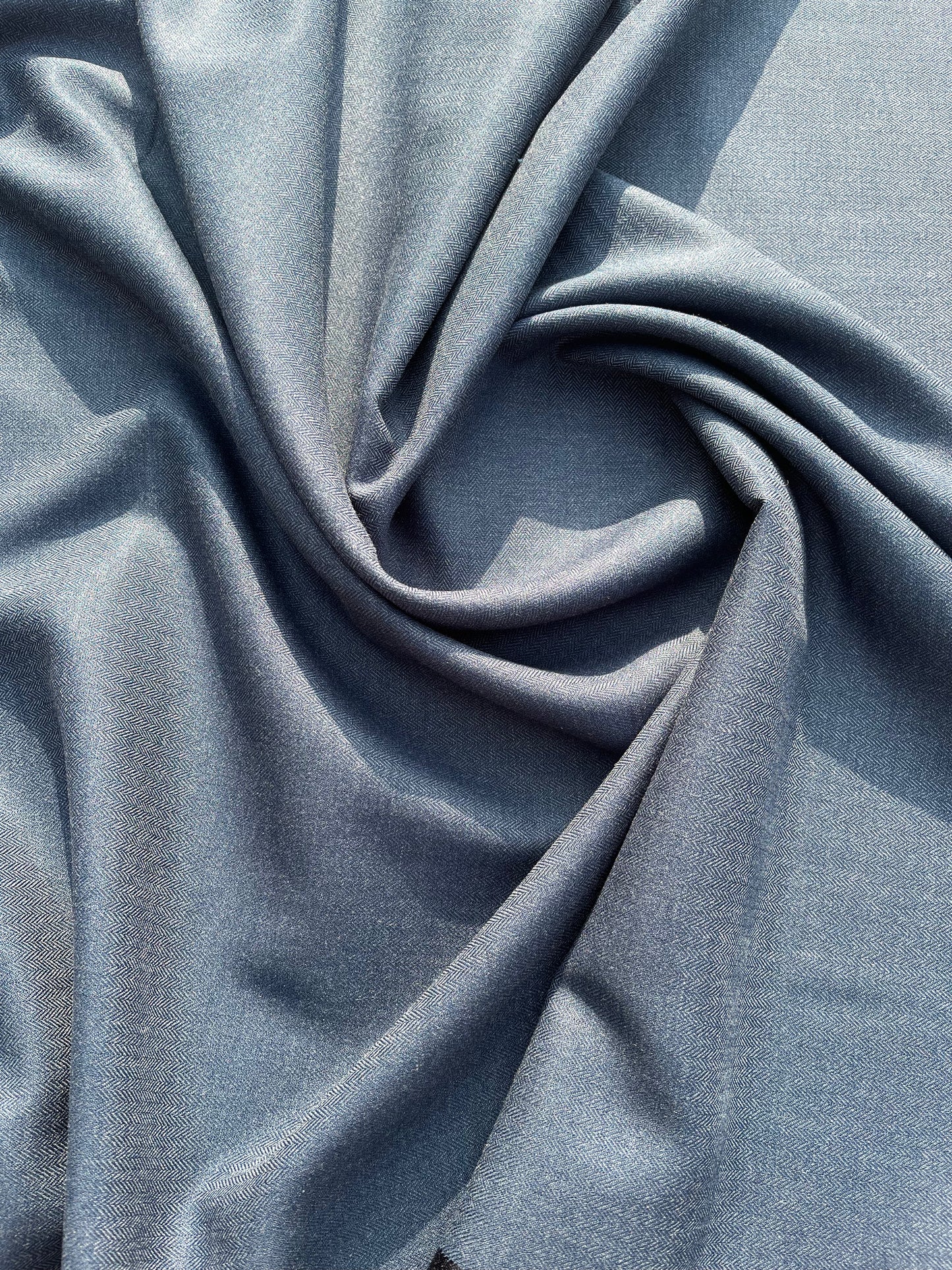Soft Winter Fabric Blue Shade
