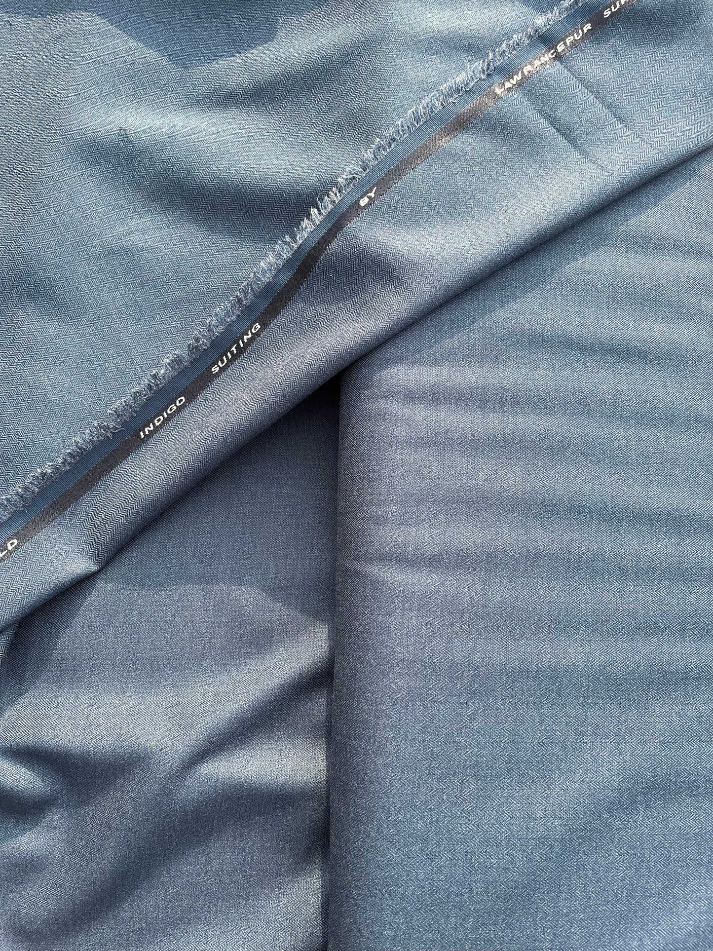 Soft Winter Fabric Blue Shade